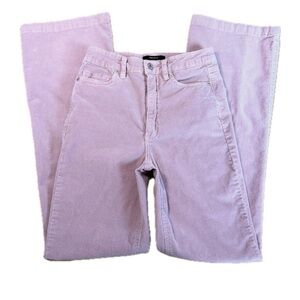 Forever 21 Women’s Baby Pink Wide Leg Corduroy Jeans Size Small 24x29 Y2k